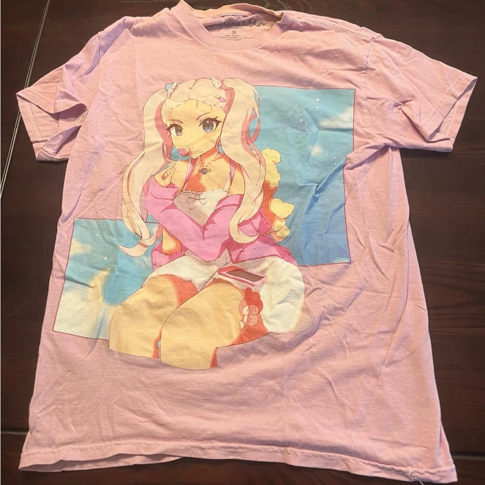 Pink Graphic Kids T-Shirt